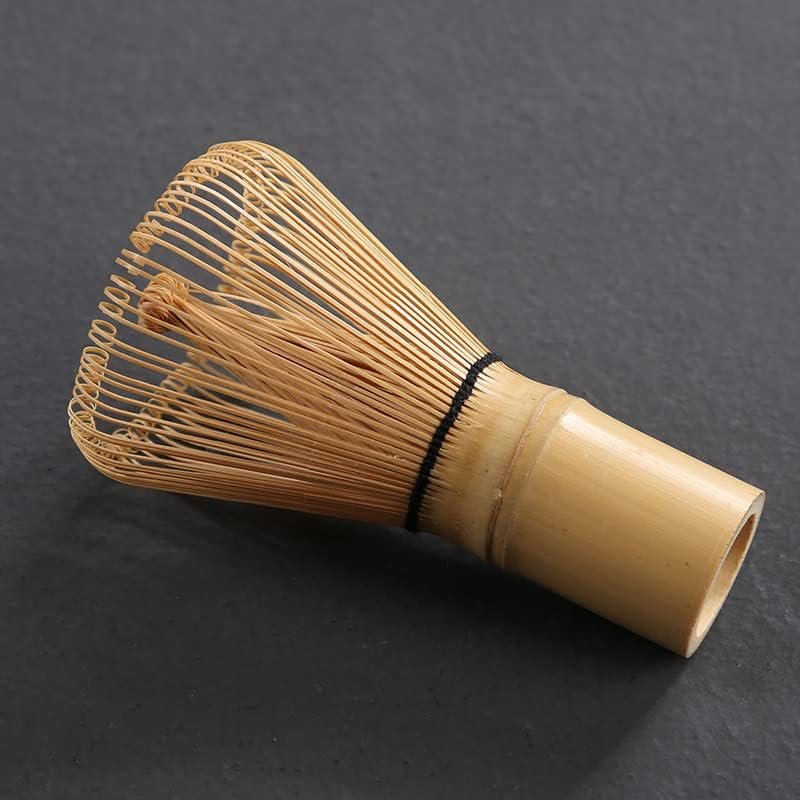 Bamboe matcha klopper set met kom, schepje en houder voor matcha bereiding