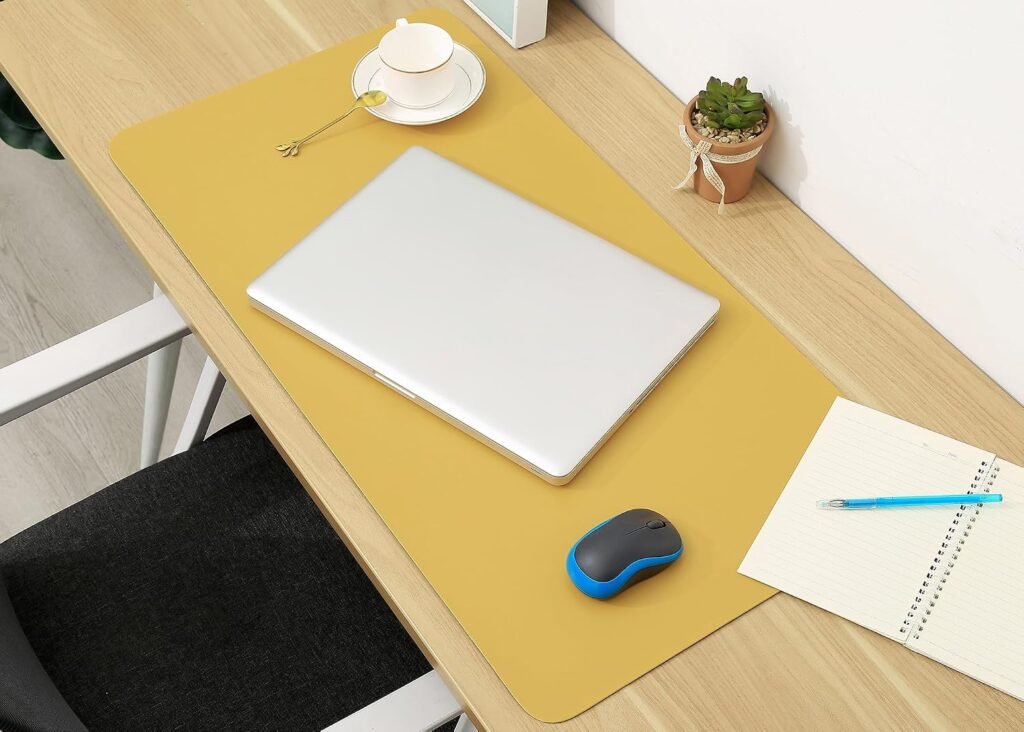 Dubbelzijdige bureaulegger met antislip en eenvoudig te reinigen oppervlak