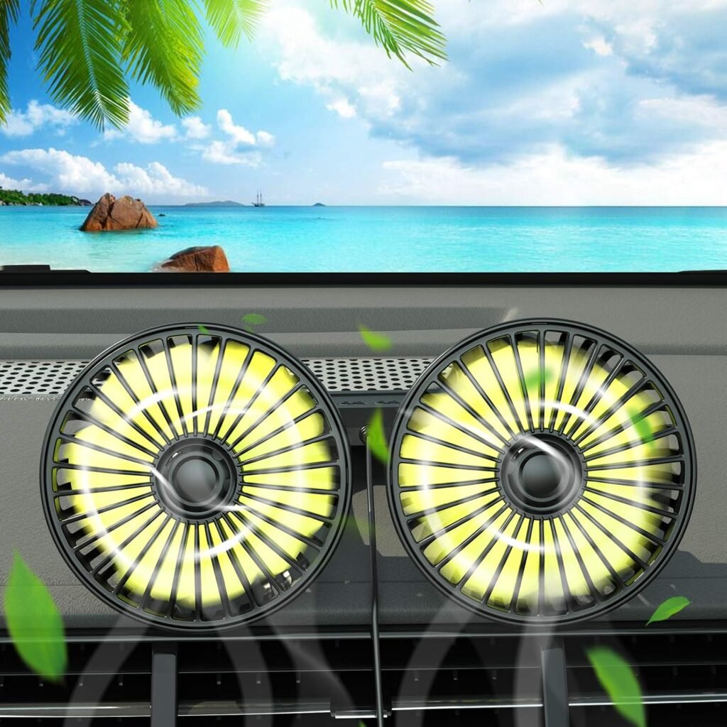 USB koelventilator voor auto en bureau met flexibele zwanenhals en instelbare snelheden