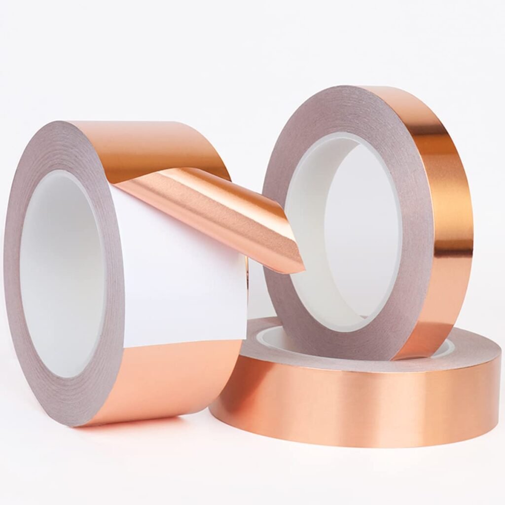 Zelfklevende koperen folietape 55mm x 20m voor EMI-afscherming, aarding en elektronische reparaties