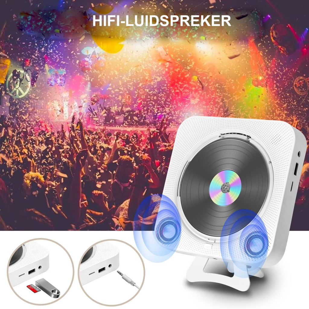 CD-speler met radio en Bluetooth, USB, MP3 en afstandsbediening