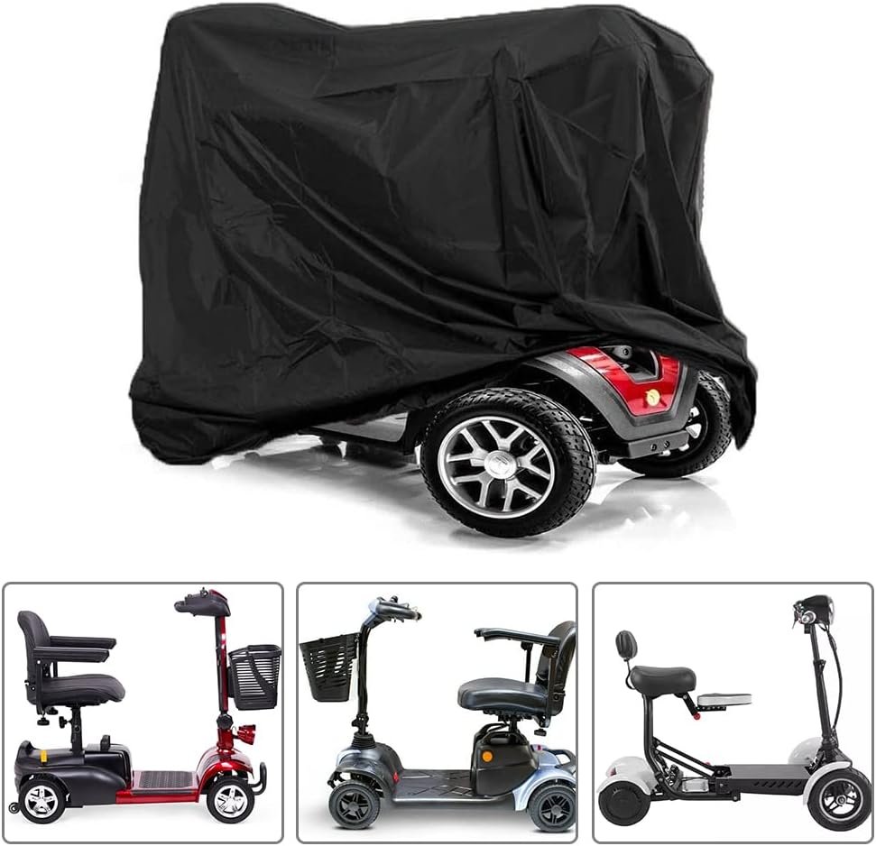 Scooterhoes 210D Oxford waterdichte beschermhoes voor mobiliteitsscooter 170 x 61 x 117 cm