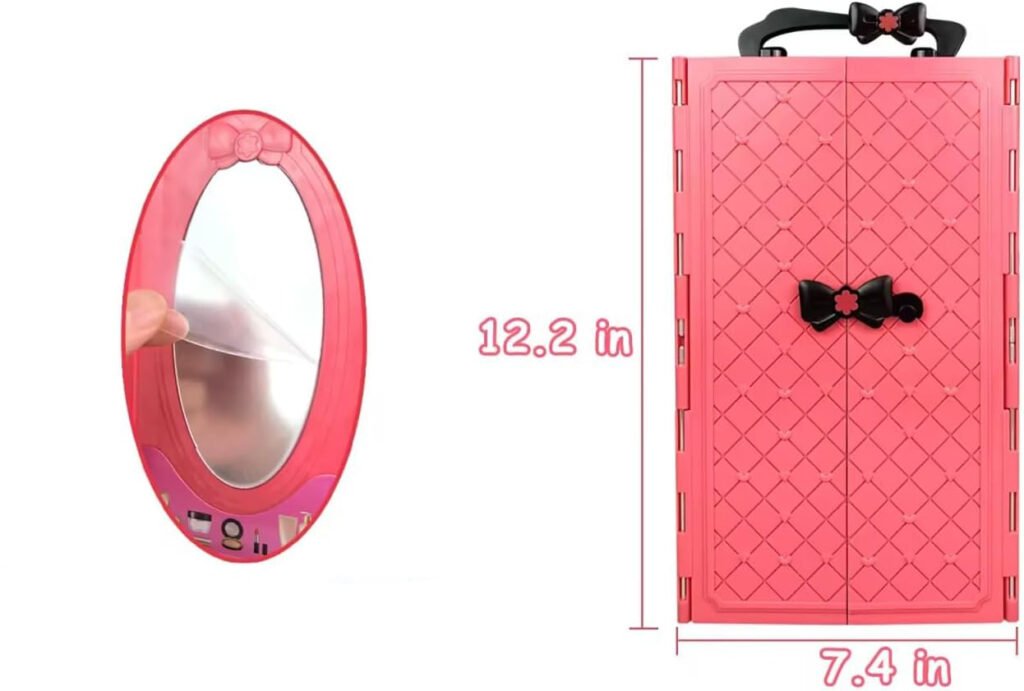 Poppenkast set met 8 handpoppen, kleding en accessoires voor kinderen en volwassenen