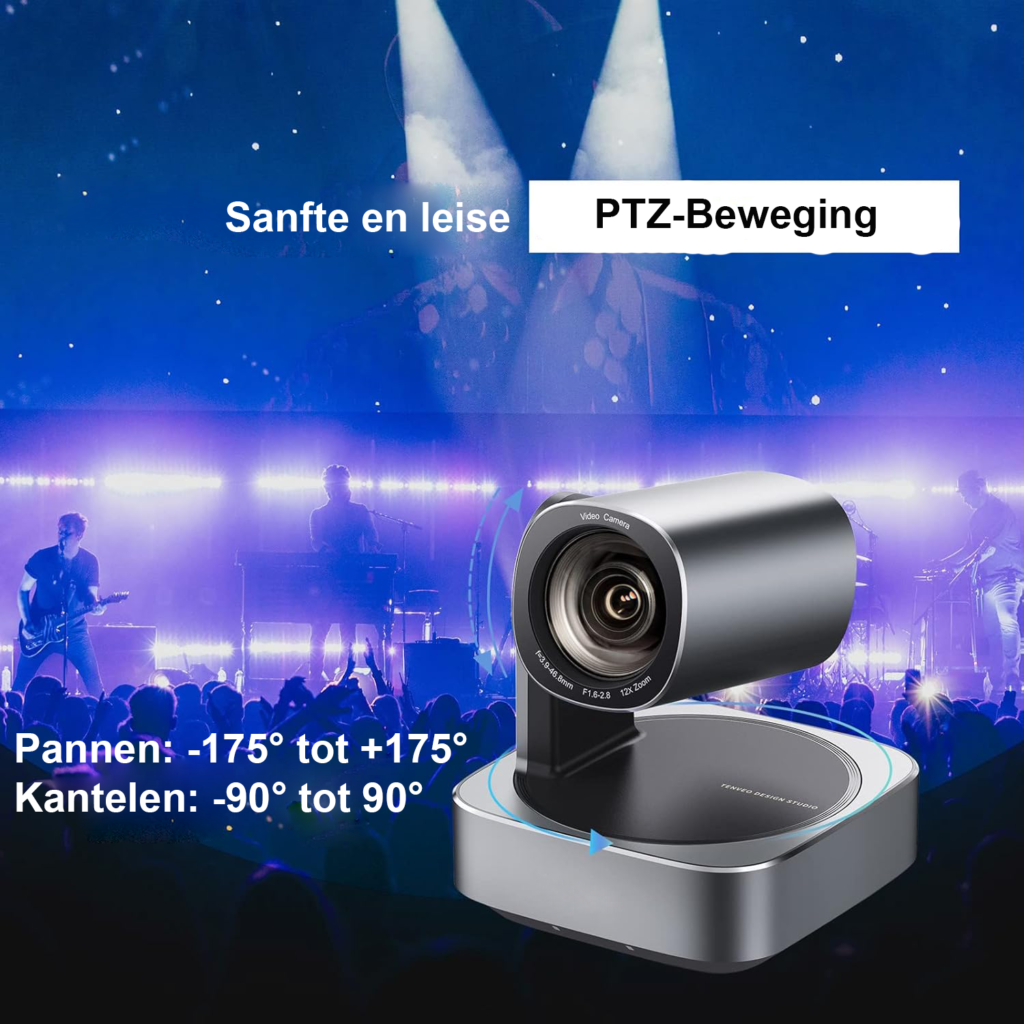 20x Optische Zoom PTZ Camera met USB HDMI LAN IP voor 1080p 60fps live streaming en videoconferentie