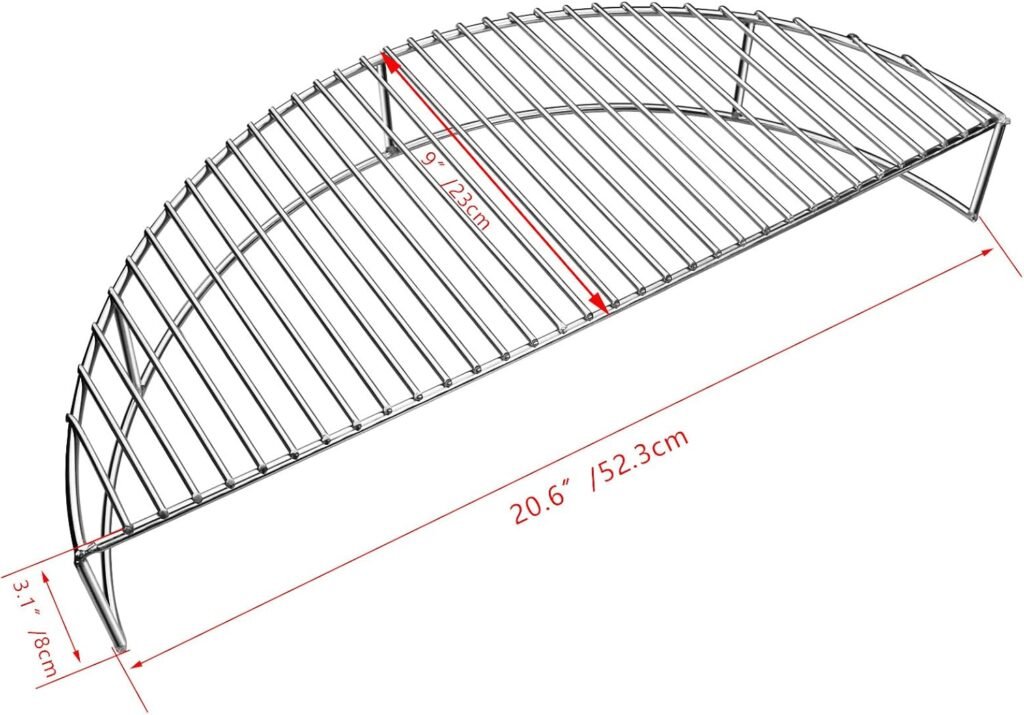 Warmhoudrek voor 57 cm houtskoolbarbecue voor warmhouden en indirect grillen