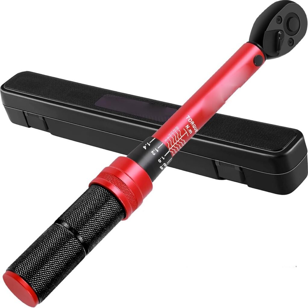 Draaimomentsleutel 3-25 Nm met 1/4 inch aandrijving en klikfunctie voor fietsen en motorfietsen