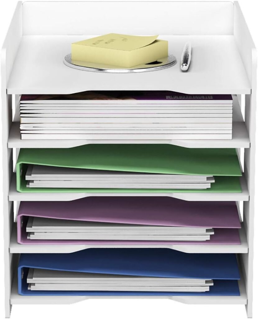 A4 documentenhouder met 5 opbergvakken van PVC