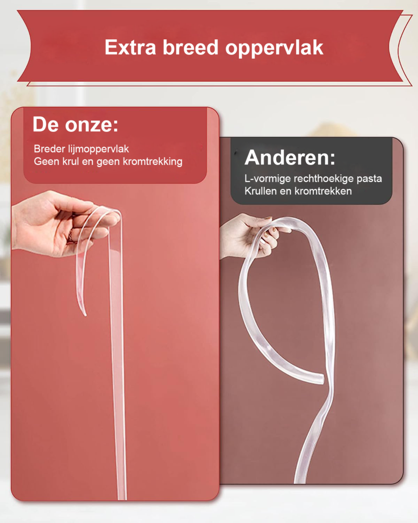 Transparante hoekbeschermer voor baby’s met sterke kleefkracht voor kinderveiligheid
