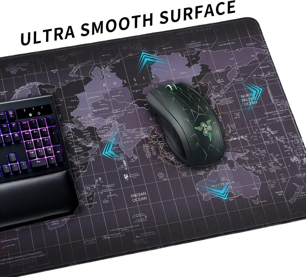 XXL gaming muismat met Galaxy design, waterdichte coating en antislip basis voor optische en lasersensoren