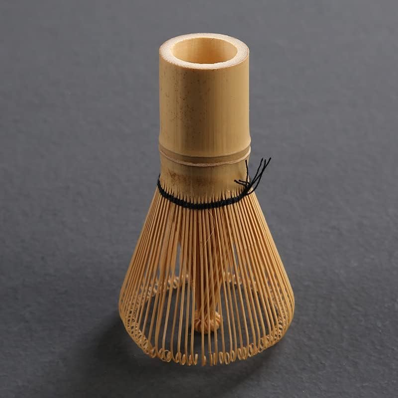 Bamboe matcha klopper set met kom, schepje en houder voor matcha bereiding