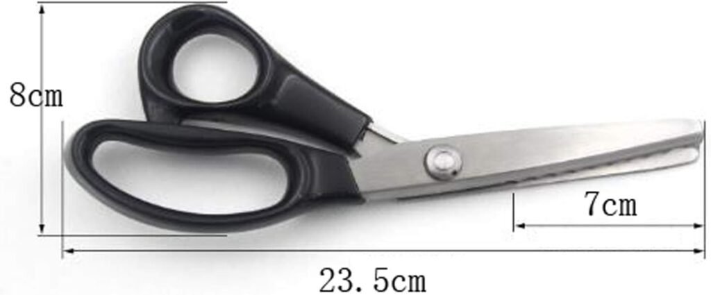 Hobbyschaar van roestvrij staal voor naaien en knutselen met ergonomische handgrepen