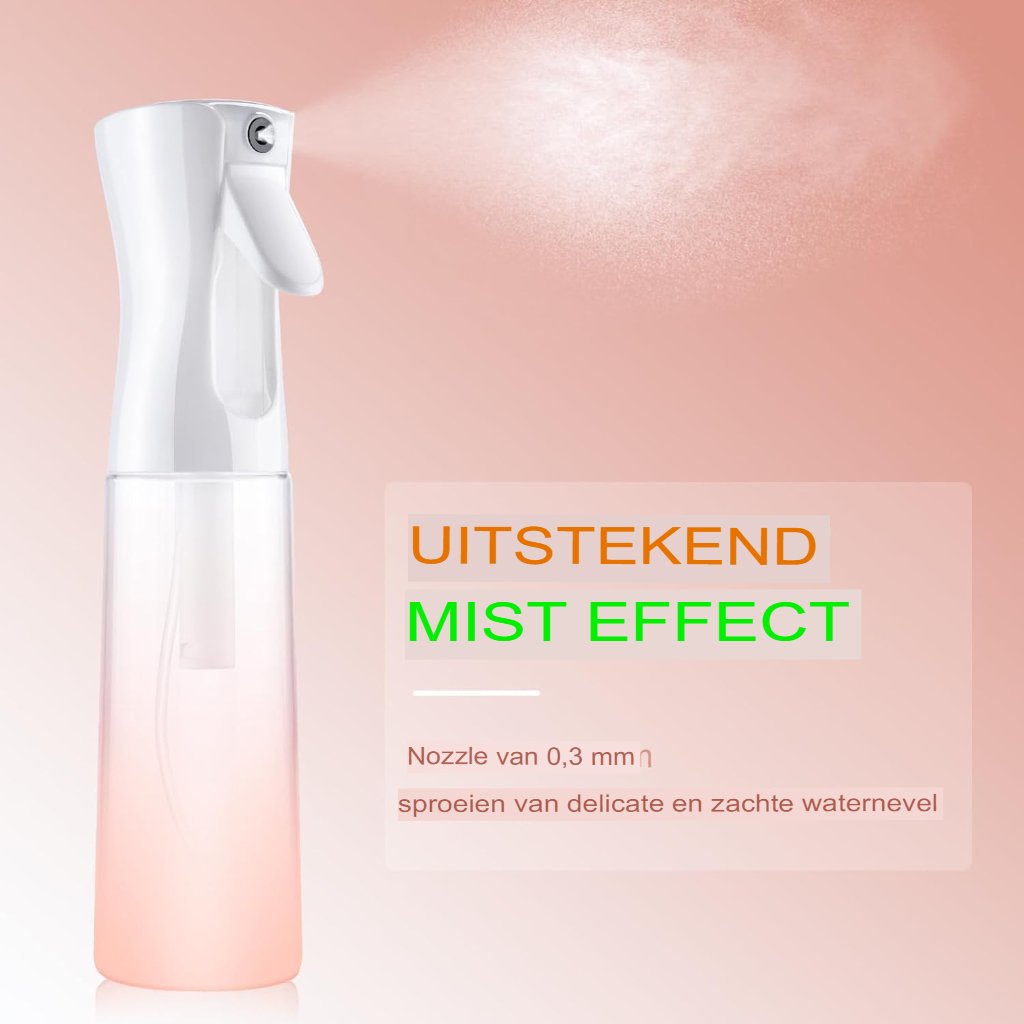 Multifunctionele haarsprayfles voor kappers met fijne nevelverstuiving