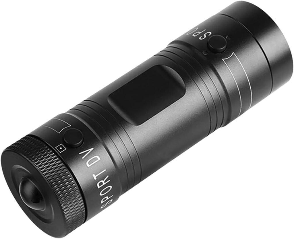 Sportcamera met groothoeklens voor Full HD-opnames, compact, draagbaar en waterdicht, geschikt voor sportfietsen