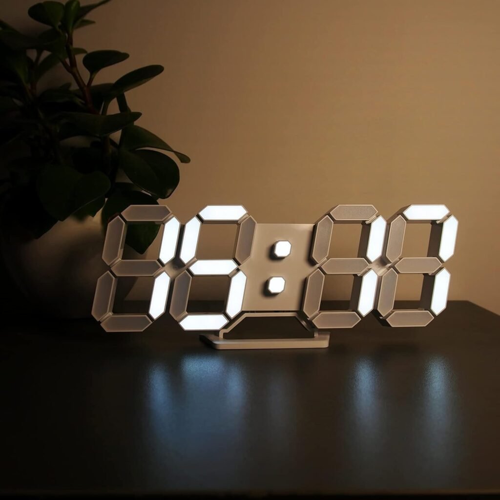 Digitale LED klok met temperatuurweergave en afstandsbediening voor slaapkamer