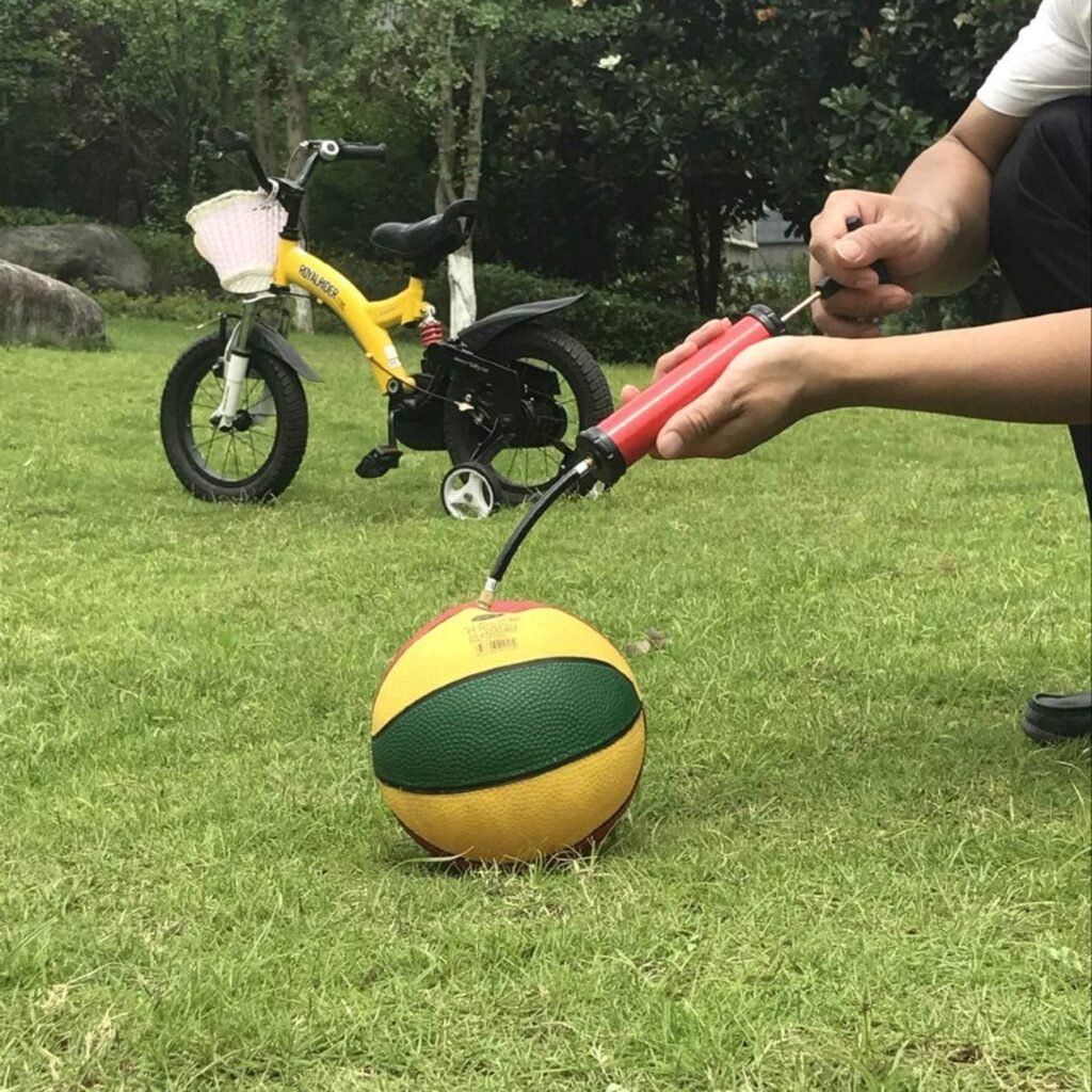 Ballenpomp set met naalden en mondstukken voor voetbal, volleybal en basketbal