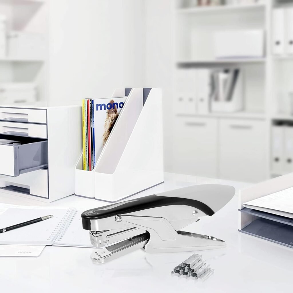 Krachtige nietmachine met grote capaciteit voor kantoor en magazijn, navulbaar voor professioneel gebruik