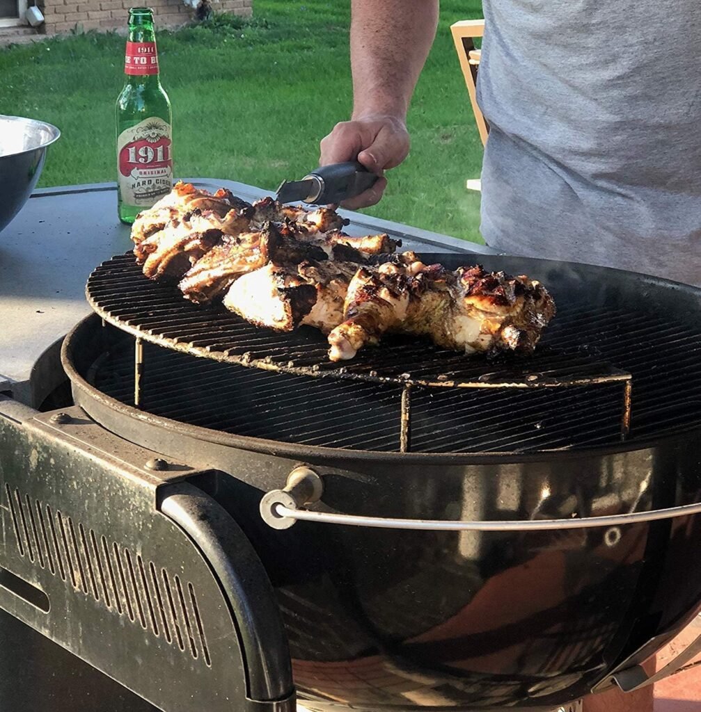 Warmhoudrek voor 57 cm houtskoolbarbecue voor warmhouden en indirect grillen
