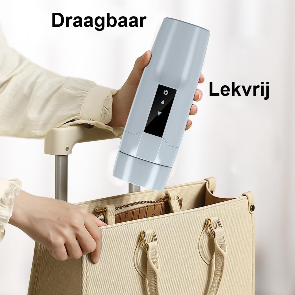 12V elektrische waterkoker met temperatuurregeling en draagbare isolatiebeker voor onderweg, 80W snelle verwarming