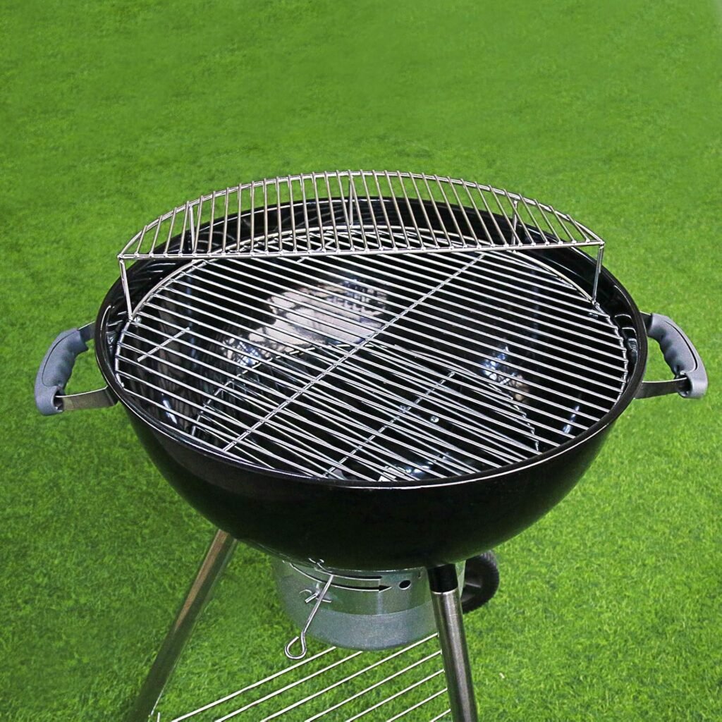 Warmhoudrek voor 57 cm Houtskoolbarbecue - Grillrooster Accessoire - Voor Warmhouden en Indirect Grillen - Geschikt voor Kogelbarbecue