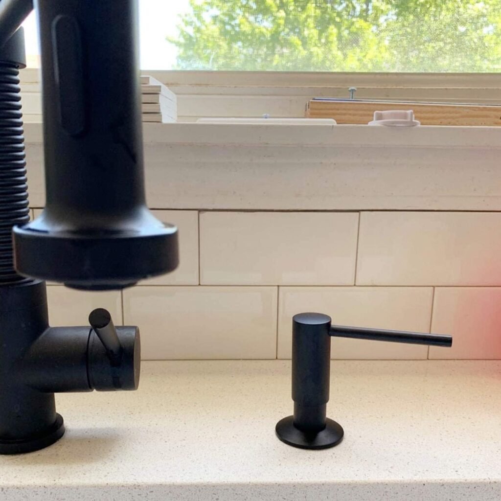 Zeepdispenser Koper 500 ml - Navulbare Zeepfles met Handpomp - 360° Draaibaar - RVS voor Keuken en Badkamer