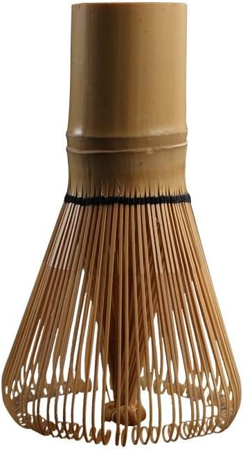 Bamboe matcha klopper set met kom, schepje en houder voor matcha bereiding