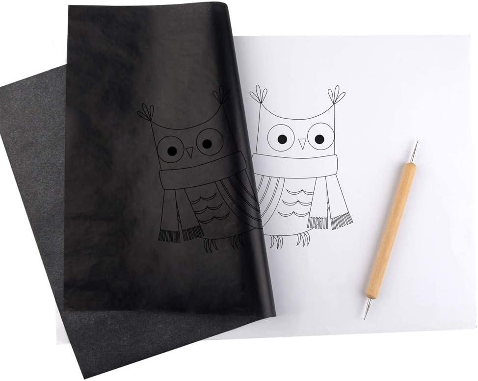 Overtekentransferpapier en embossing accessoires voor gedetailleerd knutselen