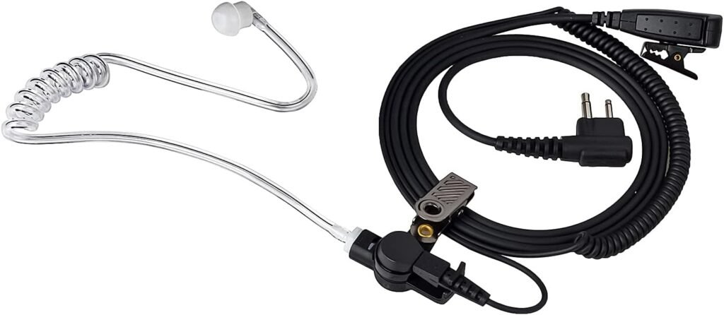 Beveiligde Oortjes met Microfoon - Security Earpiece voor Motorola - Discrete In-Ear Hoofdtelefoon - Voor Beveiligingspersoneel