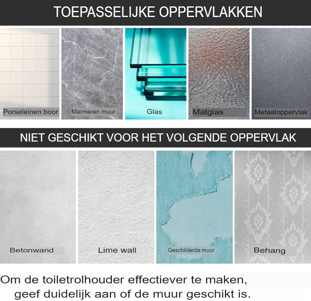 Toiletrolhouder Zelfklevend - WC Papierhouder van Roestvrij Staal - Moderne Badkamerhouder - Eenvoudige Montage