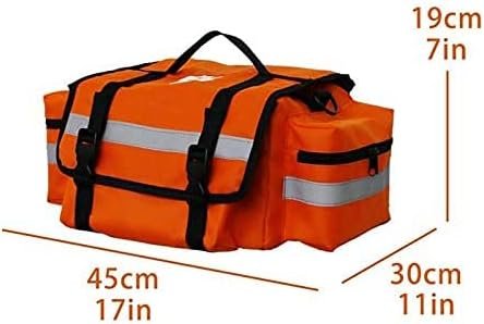 Oranje transparante EHBO kit voor familie en outdoor gebruik