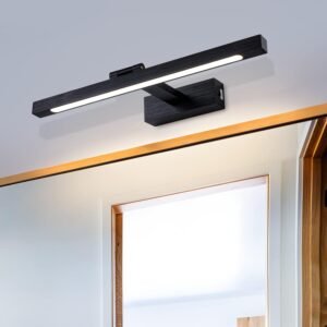 LED Spiegellamp 40 cm – Verstelbare Wandlamp met 3 Lichtkleuren – Moderne Verlichting – 270° Draaibaar, 8W