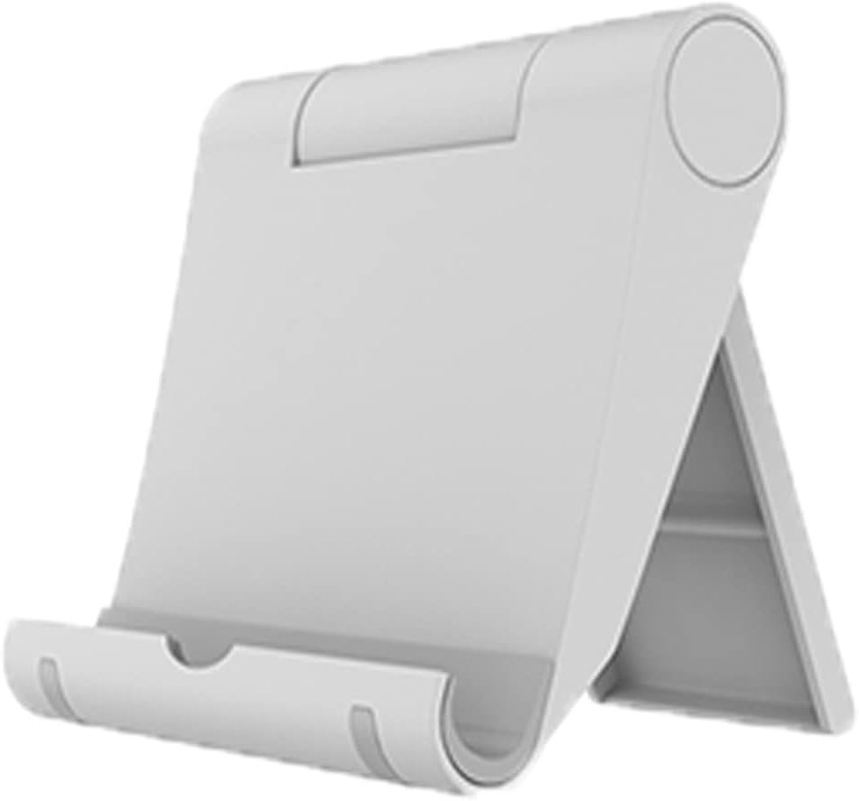Vouwbare verstelbare tabletstandaard voor smartphone en tablet zwart wit