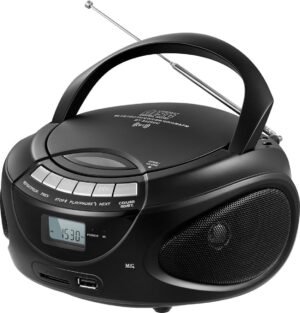 Draagbare CD speler boombox met Bluetooth en radiofunctie