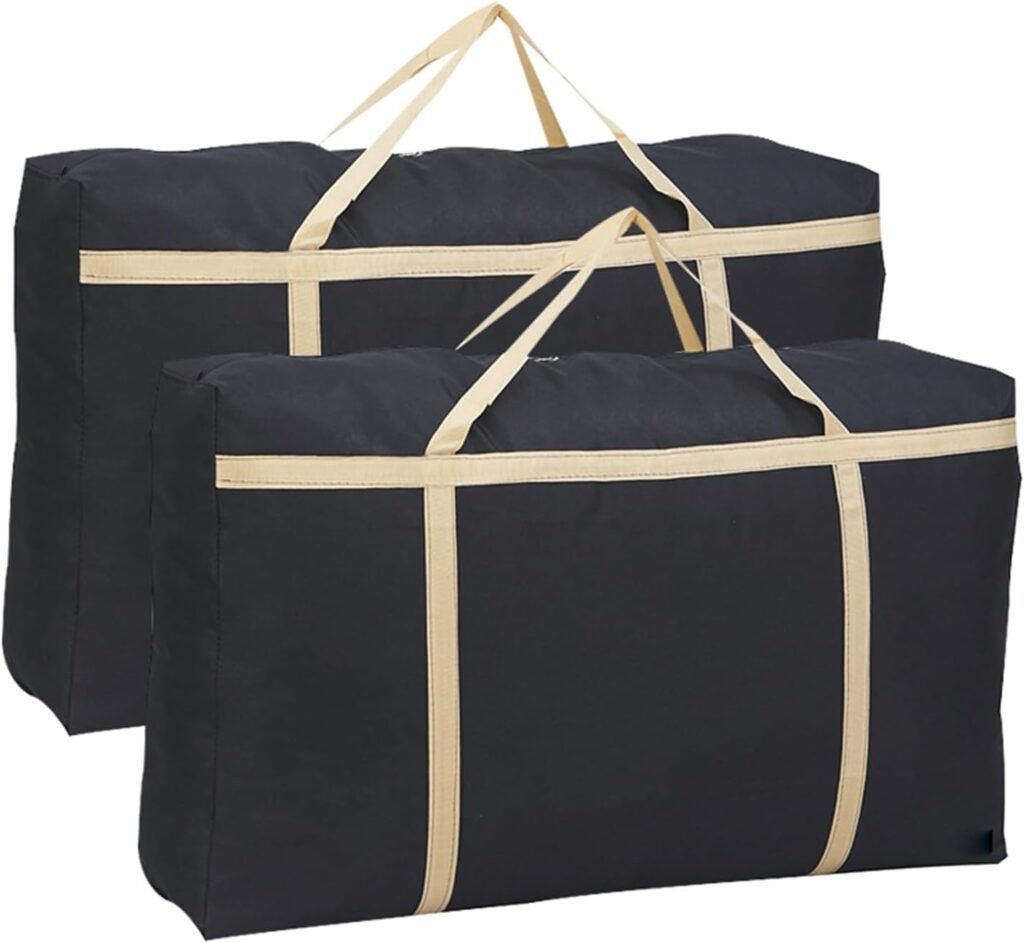 2 stuks 180L extra grote opbergtassen 600D Oxford voor onder-bed opberging, waterdicht, 100 x 58 x 28 cm