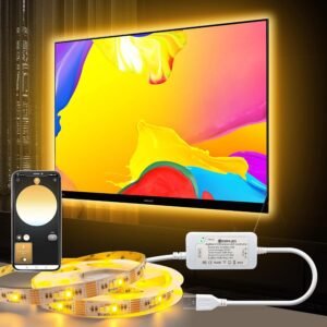 LED Strip 3 Meter – RGBWW Smart TV Achterverlichting – Dimbaar RGB+CCT – Zigbee 3.0 – Werkt met Alexa en App