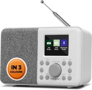 DAB+ radio met Bluetooth, FM, kleurenscherm en 40 voorkeurszenders