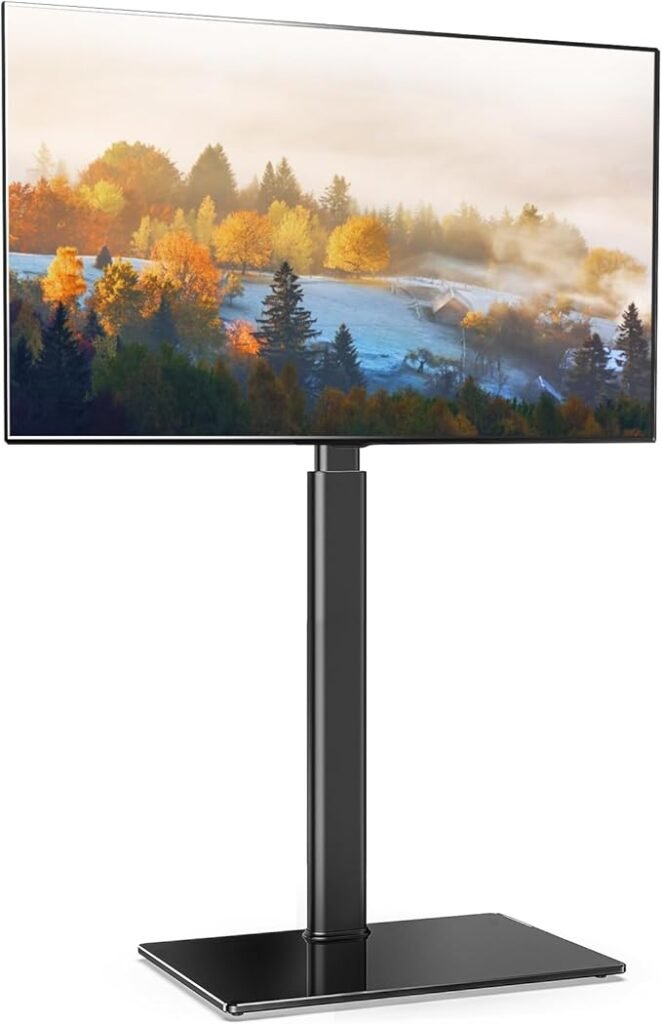 Draaibare verstelbare TV vloerstandaard voor 32-60 inch LCD, LED en OLED TV's, VESA 600x400 mm