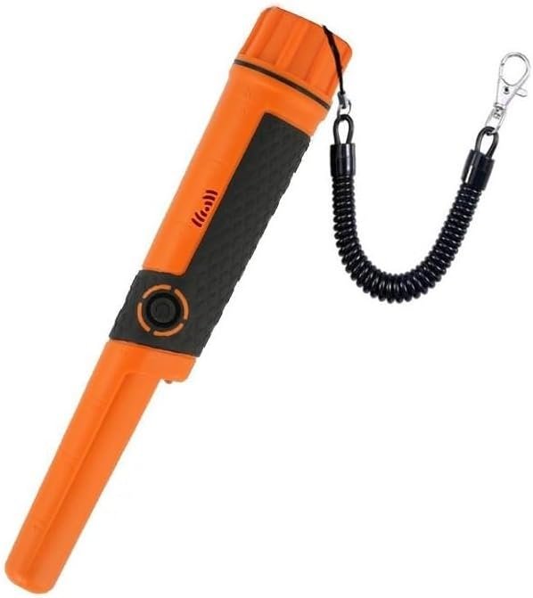 Metaaldetector pinpointer IP68 waterdicht met 360° detectie en LED-zaklamp voor schatzoeken