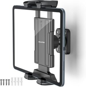 Universele tablet muurbeugel 4,7-13 inch met 360° verstelbare houder en schroefmontage