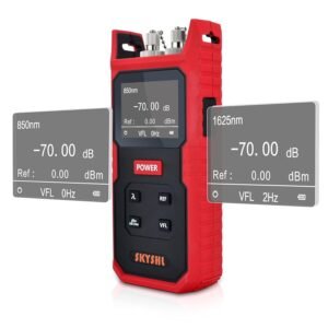 Optische vermogensmeter 800-1700 nm met VFL en SC/FC/LC UPC-adapter