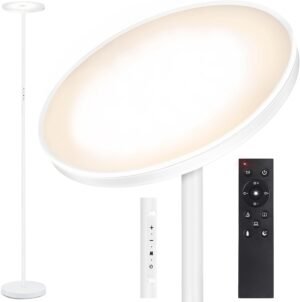Dimbare LED plafondspot 34W met dubbele zijverlichting, afstandsbediening en 4 kleurtemperaturen