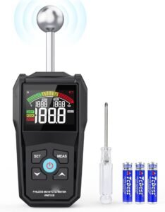 Digitale Vochtmeter – Vocht Detector met LCD Scherm – Geluidsalarm – Meetdiepte 5-40 mm – Voor Muur, Vloer en Gipsplaat