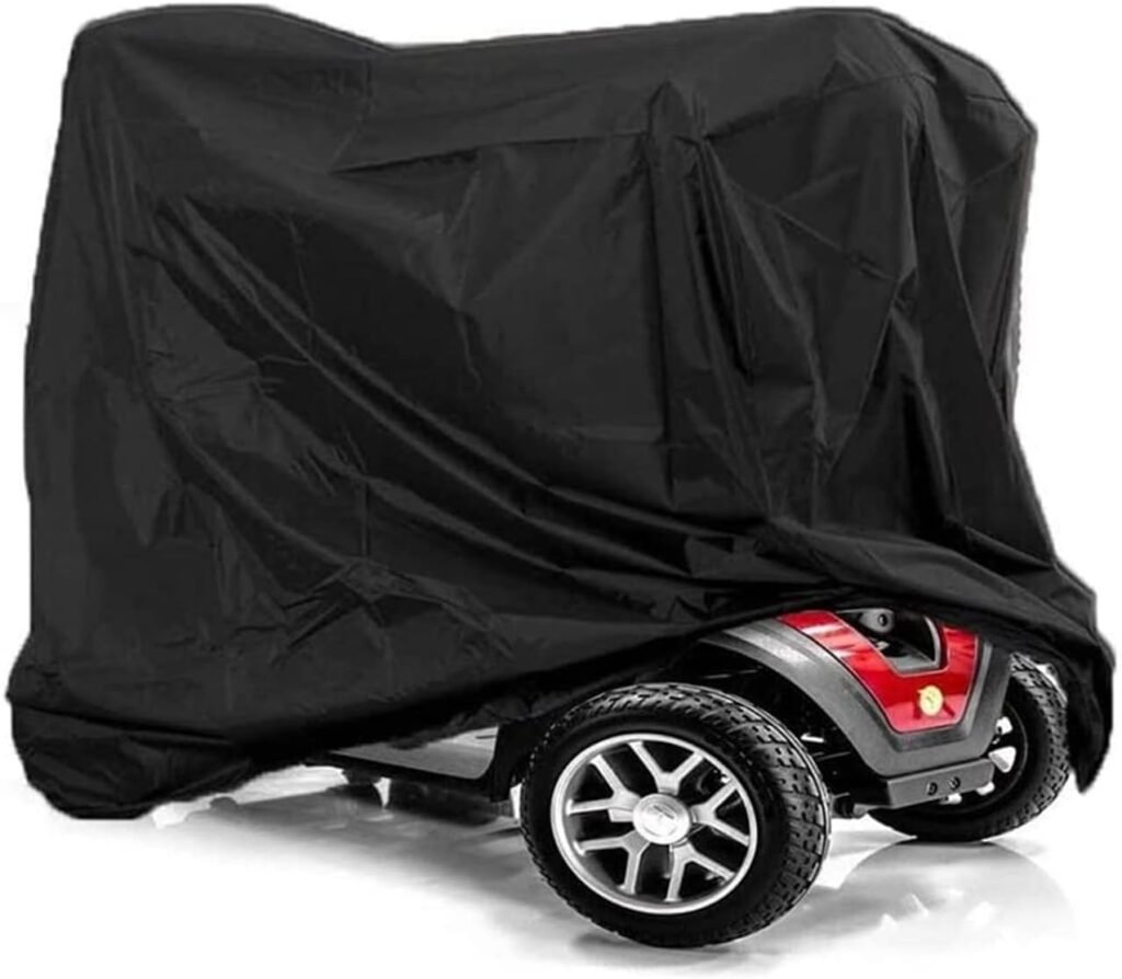 Scooterhoes 210D Oxford waterdichte beschermhoes voor mobiliteitsscooter 170 x 61 x 117 cm