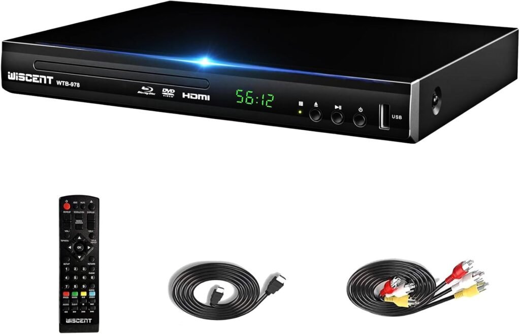 Compacte Full HD Blu-ray speler met HDMI, USB en DVD ondersteuning voor TV