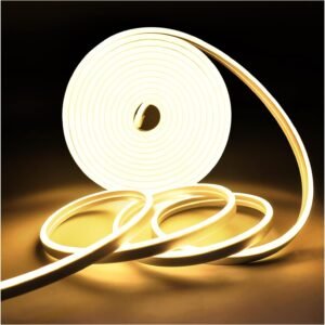 LED Strip Warm Wit 3000K – Flexibele LED Verlichting – IP65 Waterdicht voor Binnen en Buiten – 5 Meter 12V, 600 LEDs