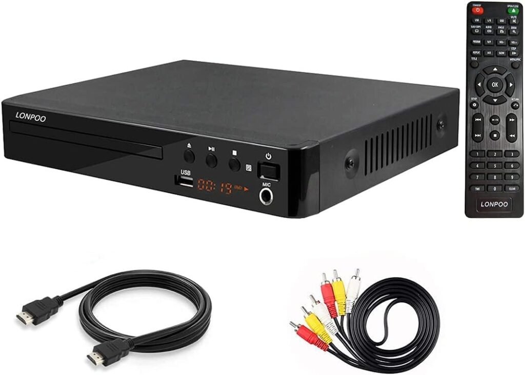 DVD-speler voor TV met HDMI, USB en 1080p upscaling