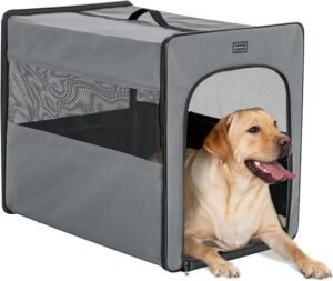 Vouwbare Honden Transportbox – Opvouwbare Dierenbox van Oxford – Lichtgewicht voor Honden en Katten – Reis- en Autobox