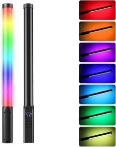 Handheld Videolicht 10W RGB – Draagbare Lichtstick voor Fotografie en Portretten – Verstelbare Helderheid – 2500K-9000K, 3300mAh