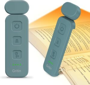 Clip-on Boekenlamp Oplaadbaar – Leeslamp met 3 Lichtkleuren – 5 Helderheidsniveaus en Traploos Dimbaar – Tot 80 Uur Batterijduur