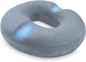 Donut Ring Kussen – Orthopedisch Zitkussen voor Coccyx en Aambeien – Memory Foam – Voor Auto, Thuis, Kantoor of Rolstoel