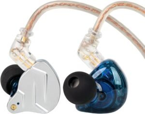 In-Ear Oortjes Hifi – In-Ear Monitor met Geluidsisolatie – Hybride 1DD + 1BA Drivers – Verwisselbare Kabel met 3,5 mm Plug